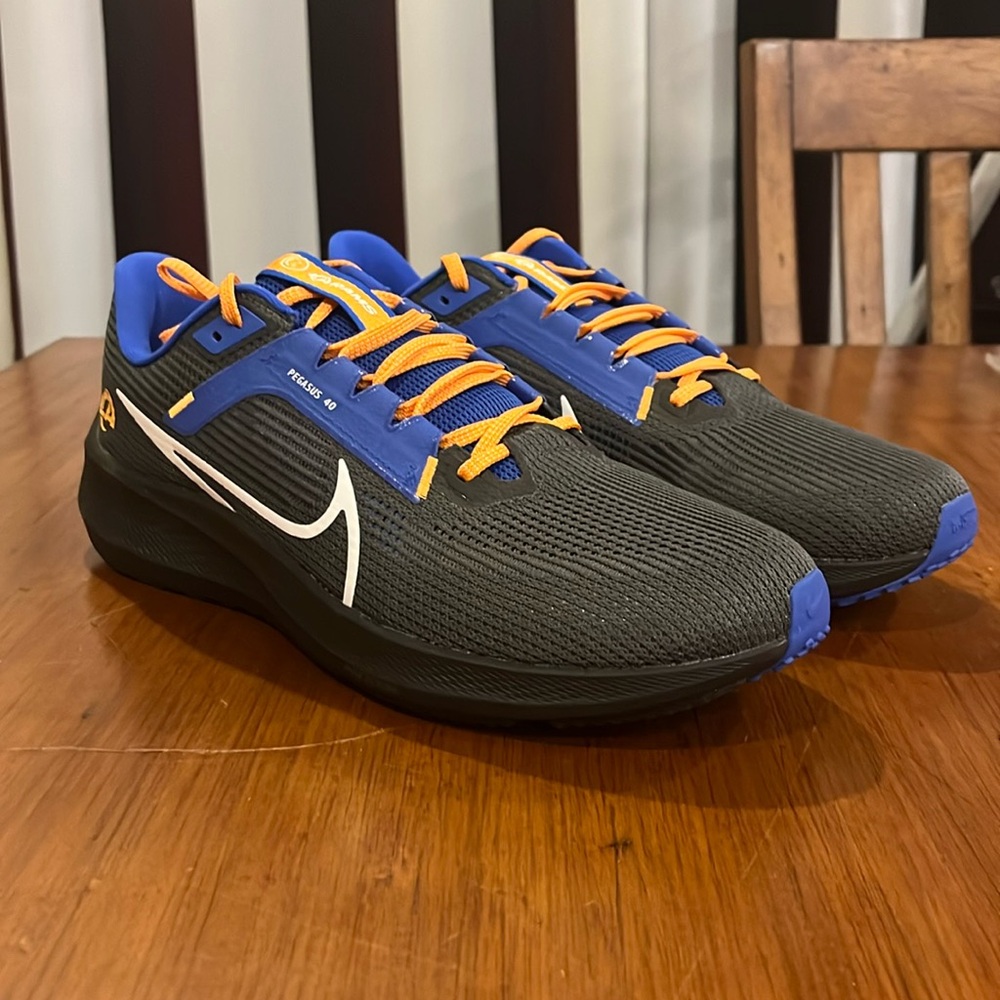 Nike Pegasus 40 NFL Los Angeles Rams shoes sneakers DZ5958 001 new Mens Size 12